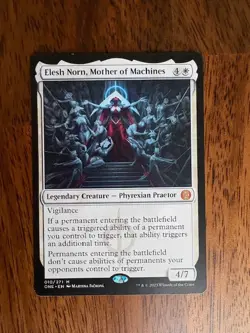 x1 Elesh Norn, Mother of Machines ONE MTG 10 MYTHIC NM - Image 1