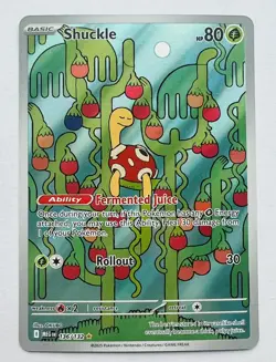 Shuckle 136/132 Pokemon TCG Mega Evolution Illustration Rare English - Image 1