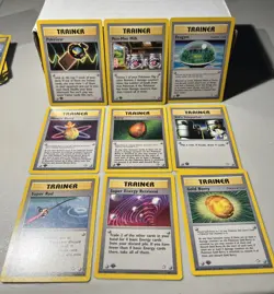 Vintage Pokemon 1st Edition Neo Genesis Trainers Lot Of 11 Near Mint - Image 1