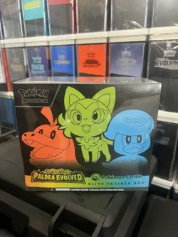 Paldea Evolved Pokemon Center ETB Elite Trainer Box (Exclusive) SEALED 2023 - Image 1