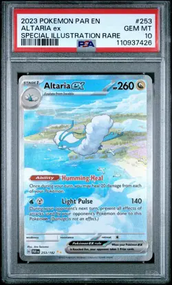 2023 POKEMON PAR EN SPECIAL ILLUSTRATION RARE #253 ALTARIA EX PSA 10 - Image 1