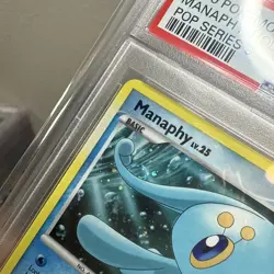 Pokemon POP Series 9 Manaphy Holo PSA 9 Mint Swirl 2009 2/17 🌀 - Image 3