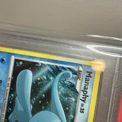 Pokemon POP Series 9 Manaphy Holo PSA 9 Mint Swirl 2009 2/17 🌀 - Image 4