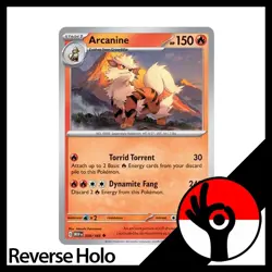 Pokemon TCG: Scarlet & Violet 151 - Reverse Holo - 059/165 - Arcanine - Image 1