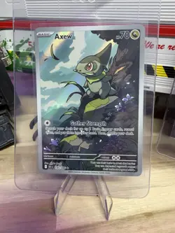 Axew IR 145/086 Sv: Black Bolt Pokemon 2025 Illustration Rare - Image 1