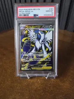 Pokemon Mega Absol ex 161/132 Me01: Mega Evolution Ultra Rare Holo PSA 10 2025 - Image 1