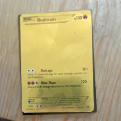 Pokemon Reshiram Legendary Treasures Secret Rare Full Art Holo 114/113 130HP TCG - Image 1