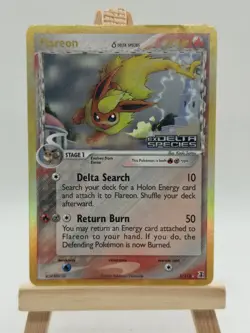 Flareon 5/113 Delta Species Reverse Holo Ultra Rare Pokemon TCG Nintendo - Image 1