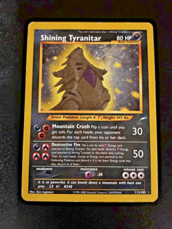 Shining Tyranitar 113/105 | Secret Rare Holo| Neo Destiny | Pokemon TCG - Image 4