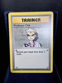 Pokemon TCG Trainer Professor Oak 88/102 Base Set Englisch Vintage - Image 1