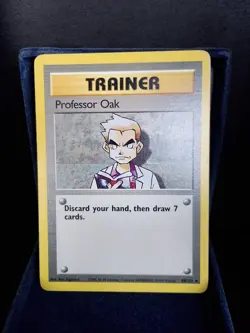 Pokemon TCG Trainer Professor Oak 88/102 Base Set Englisch Vintage - Image 2