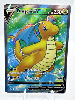 Dragonite V (Full Art) 076/078 Pokemon GO Holo - Image 1