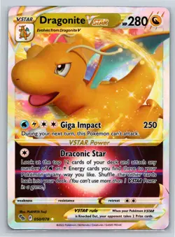 Dragonite VSTAR Ultra Rare Pokemon GO 050/078 NM Pokemon TCG - Image 1