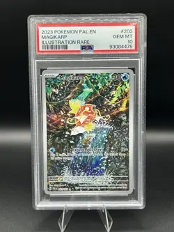 Pokemon TCG 2023 Magikarp Paldea Evolved Illustration Rare 203/193 GM PSA 10 - Image 1