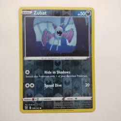 Pokemon TCG Zubat 089/163 Swsh05: Battle Styles Reverse Holo - Image 1