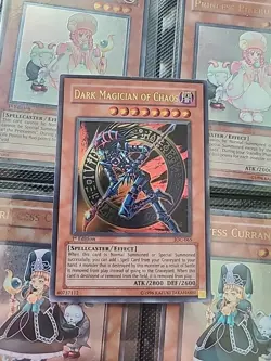 Dark Magician of Chaos IOC-065 1st Edition Wavy Print Holo Bleed - Image 1