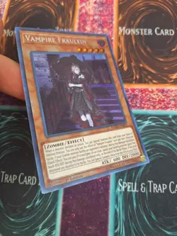 Yu-Gi-Oh! Vampire Fraulein DASA-EN003 Secret Rare 1st Edition Near Mint - Image 2