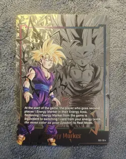 Bandai Dragon Ball Super Card Game Gohan E01-10 Foil Energy Marker Card LP - Image 1
