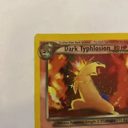 Dark Typhlosion 10/105 Pokemon Card TCG-Neo Destiny Holo - Image 4
