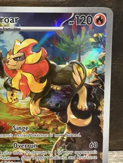 Pyroar Paldea Evolved Illustration Rare 200/193 Pokemon Card Full Art Fire Type - Image 5