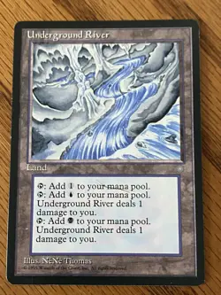Underground River (Ice Age) MTG Magic the Gathering - Image 1