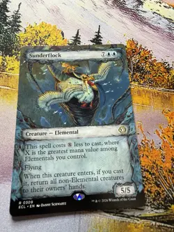 Sunderflock (Showcase) Lorwyn Eclipsed Regular - MTG NM - Image 1