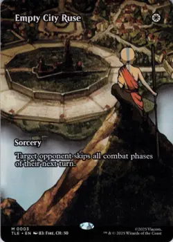 MTG Empty City Ruse (Borderless) (3) | NM | Avatar: Eternal-Legal (TLE) - Image 1