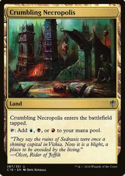 X 1 Crumbling Necropolis NM-M C16 287 MTG Magic The Gathering - Image 1