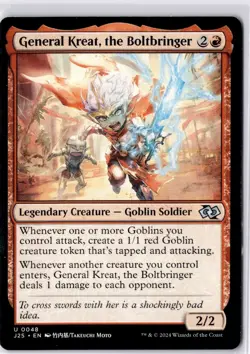 General Kreat, the Boltbringer (Anime) Foundations Jumpstart Regular NM U 0048 - Image 1