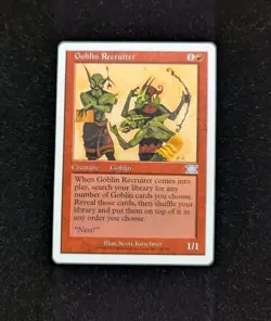 Goblin Recruiter Sixth Edition 6th x1 LP MTG - English - Image 1