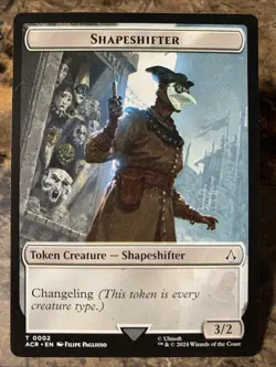 MTG TCG Assassins Creed Shapeshifter 0002 Regular Token - Image 1