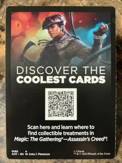 MTG TCG Assassins Creed Shapeshifter 0002 Regular Token - Image 2