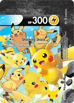 Pokemon TCG Holofoil - Pikachu V-Union - SWSH140 - 140 / NM / English - Image 1