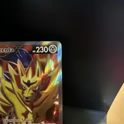 Pokemon Zamazenta V (Full Art) 196/202 Sword & Shield Base Set Pokemon TCG Card - Image 2