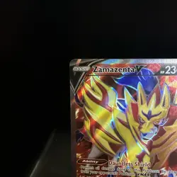 Pokemon Zamazenta V (Full Art) 196/202 Sword & Shield Base Set Pokemon TCG Card - Image 3