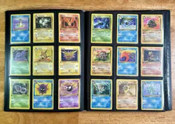 Pokemon Game 1999 Fossil 1st Edition Complete Non Holo Set #16-62 NM/LP - Image 2