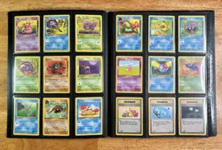 Pokemon Game 1999 Fossil 1st Edition Complete Non Holo Set #16-62 NM/LP - Image 3
