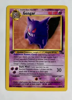 Pokemon Game 1999 Fossil 1st Edition Complete Non Holo Set #16-62 NM/LP - Image 5