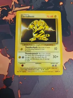 Pokemon TCG Card Base Set #20/102 Electabuzz Non Holo Unlimited MP - Image 1