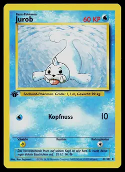 Pokemon Card - Seel GERMAN Base Set 41/102 Uncommon 1st Edition - Image 1