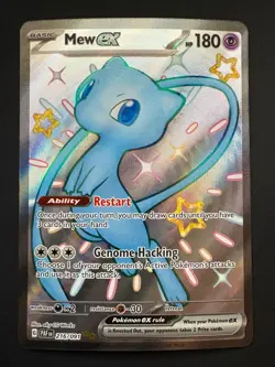 Mew ex 216/091 Pokemon Paldean Fates Shiny Ultra Rare Near Mint (NM) 2024 - Image 1