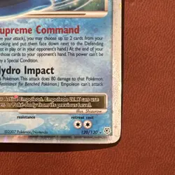 Empoleon LV.X HOLO Diamond And Pearl Pokemon TCG 120/130 LP Raw Ungraded 2007 - Image 4