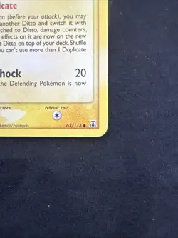 Pokemon TCG - Ditto (Pikachu) 63/113 - EX Delta Species - GEM MINT CONDITION - Image 5