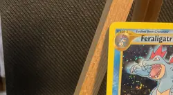 Feraligatr 5/111 2000 1st Edition Neo Genesis Pokemon Holo DOUBLE SWIRL NM/LP+ - Image 3