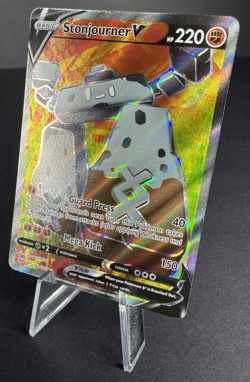 Stonjourner V 193/202 Full Art Holo Rare - Sword & Shield Base - Pokemon TCG NM - Image 3