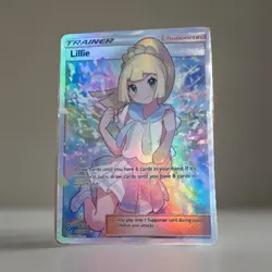 Pokemon TCG Lillie 151/156 Sm-Ultra Prism Ultra Rare Full Art Holo 2018 MINT NEW - Image 1