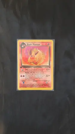 *1st Edition* DARK FLAREON #35 2000 POKEMON Team Rocket *NM/M - Image 2