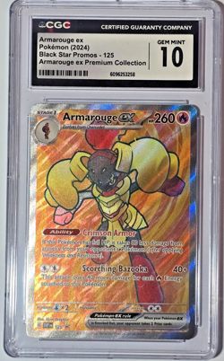 Pokemon TCG - Armarouge ex – CGC 10 Gem Mint – Black Star Promo 125 - Image 1
