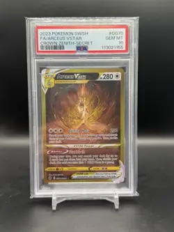 2023 POKEMON CROWN ZENITH SECRET #GG70 FULL ART/ARCEUS VSTAR PSA 10 - Image 1
