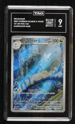 Dragonair Illustration Rare Pokemon Scarlet & Violet 151 MEW TAG 9 MINT - Image 1